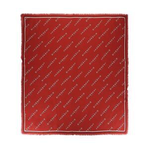 Givenchy Shadow Logo Square Scarf Womens